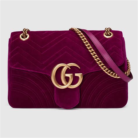 gucci marmont backpack velvet|Gucci large marmont shoulder bag.